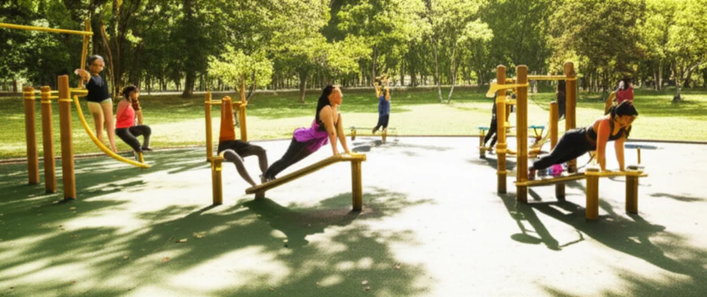 Illustration of Environmental Friendly Fitness Apps